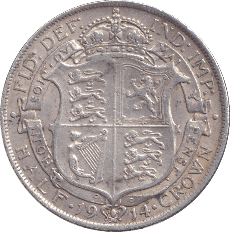 1914 HALFCROWN ( GF ) - HALFCROWN - Cambridgeshire Coins