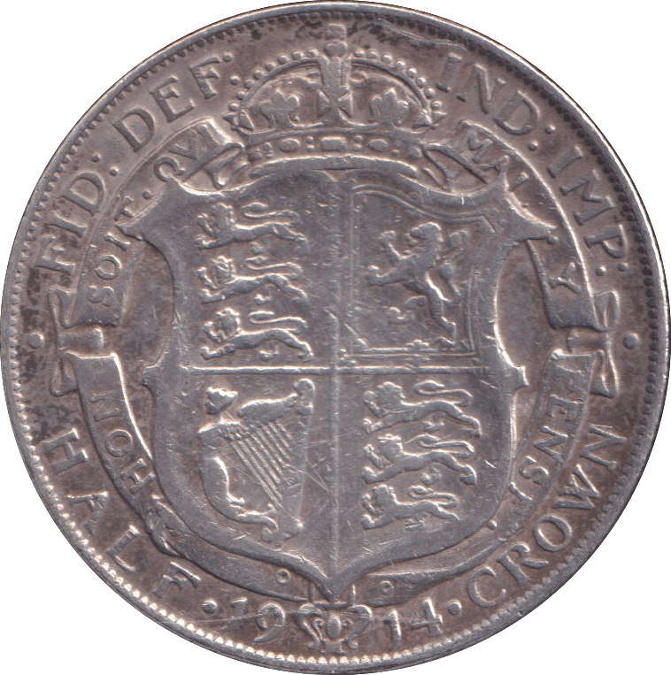1914 HALFCROWN ( GF ) - HALFCROWN - Cambridgeshire Coins