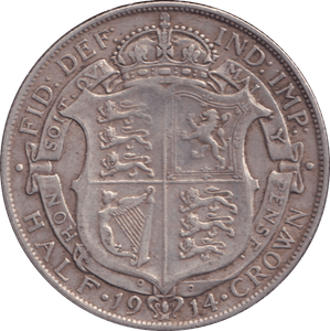 1914 HALFCROWN ( GF ) - HALFCROWN - Cambridgeshire Coins