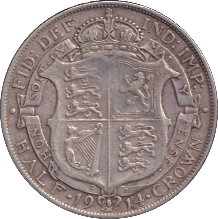 1914 HALFCROWN ( GF ) - HALFCROWN - Cambridgeshire Coins