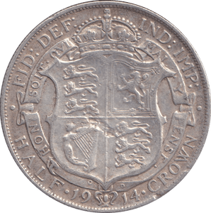 1914 HALFCROWN ( GF ) - HALFCROWN - Cambridgeshire Coins