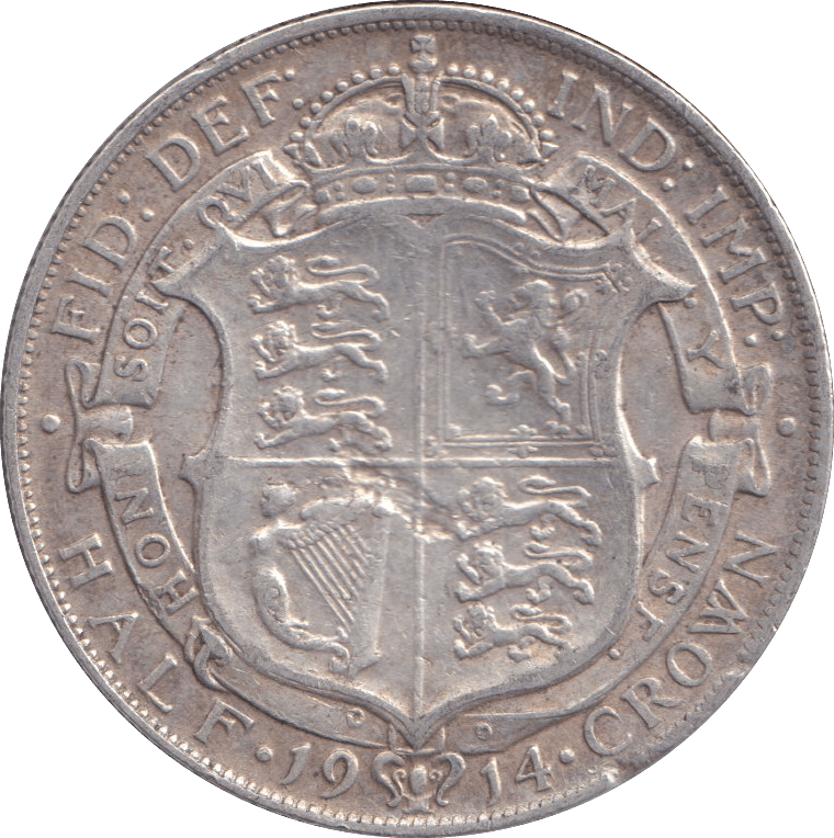 1914 HALFCROWN ( GF ) - HALFCROWN - Cambridgeshire Coins