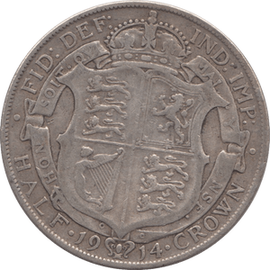 1914 HALFCROWN ( GF ) - HALFCROWN - Cambridgeshire Coins