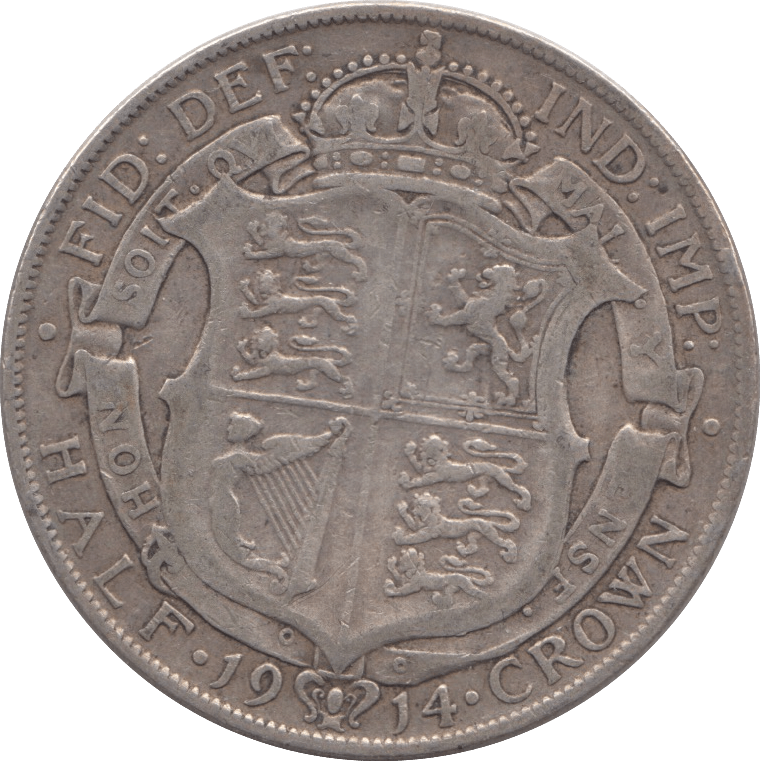 1914 HALFCROWN ( GF ) - HALFCROWN - Cambridgeshire Coins