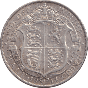 1914 HALFCROWN ( GF ) - HALFCROWN - Cambridgeshire Coins