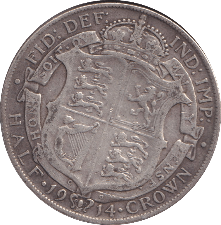 1914 HALFCROWN ( GF ) - HALFCROWN - Cambridgeshire Coins