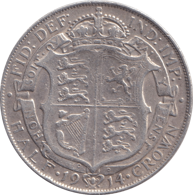1914 HALFCROWN ( GF ) - HALFCROWN - Cambridgeshire Coins