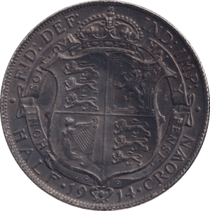1914 HALFCROWN ( GVF ) - HALFCROWN - Cambridgeshire Coins