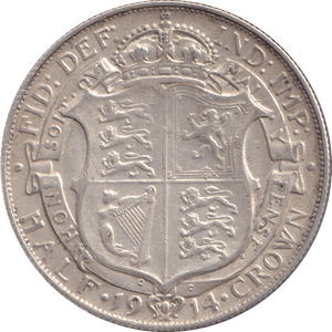 1914 HALFCROWN ( GVF ) - HALFCROWN - Cambridgeshire Coins