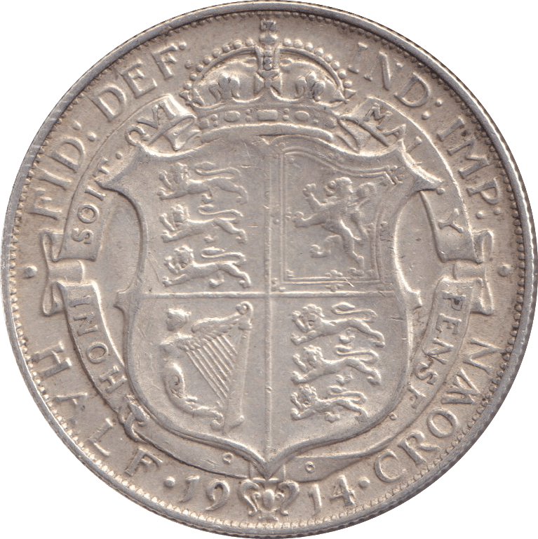 1914 HALFCROWN ( GVF ) - HALFCROWN - Cambridgeshire Coins