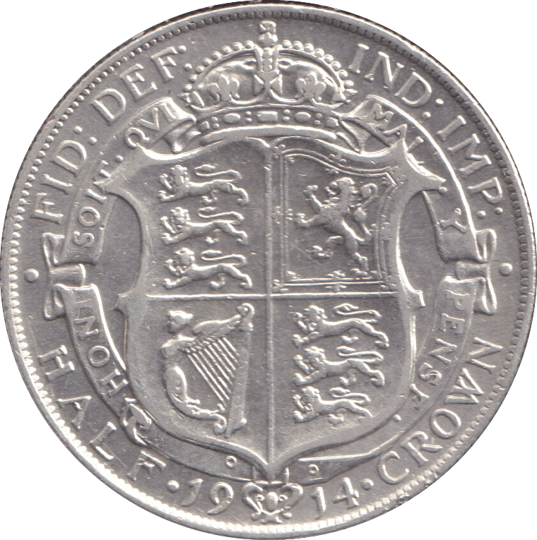1914 HALFCROWN ( GVF ) - HALFCROWN - Cambridgeshire Coins