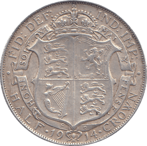 1914 HALFCROWN ( GVF ) - HALFCROWN - Cambridgeshire Coins