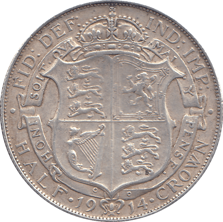 1914 HALFCROWN ( GVF ) - HALFCROWN - Cambridgeshire Coins