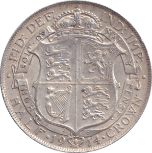 1914 HALFCROWN ( GVF ) - HALFCROWN - Cambridgeshire Coins
