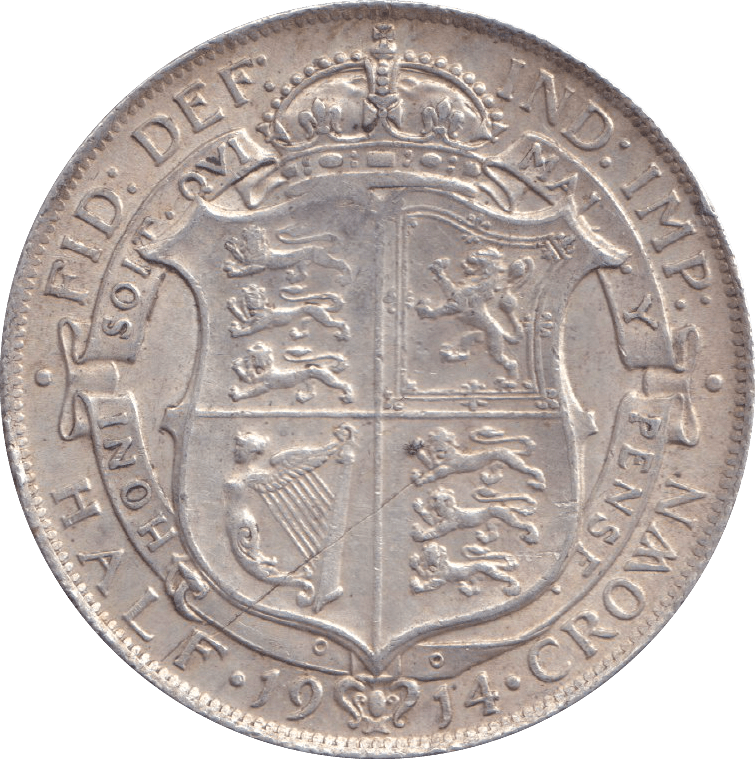 1914 HALFCROWN ( GVF ) - HALFCROWN - Cambridgeshire Coins