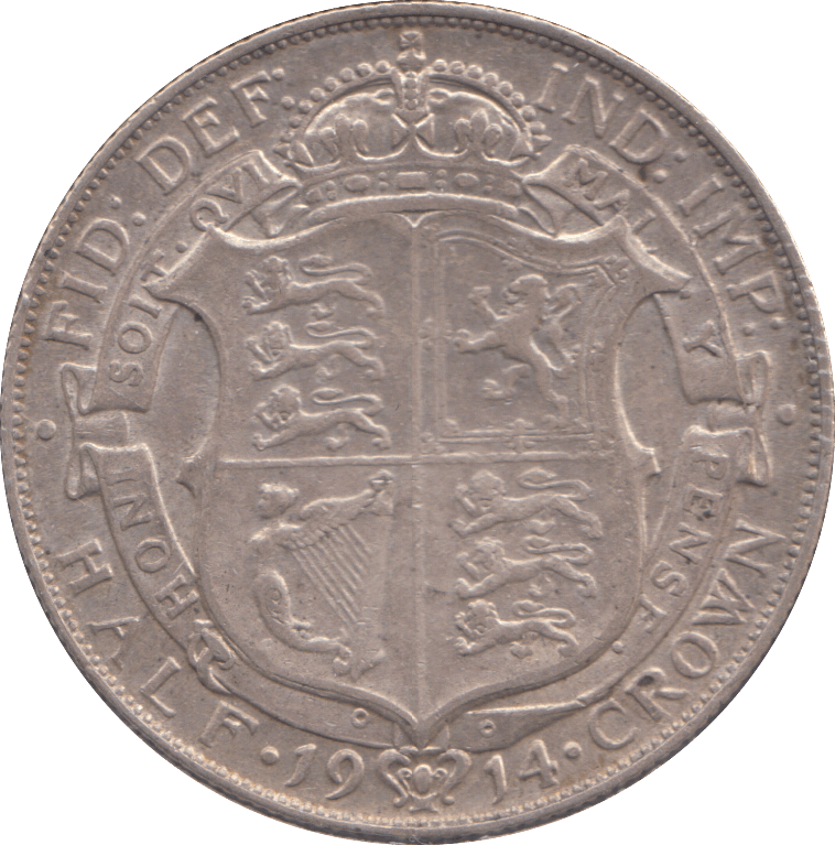 1914 HALFCROWN ( GVF ) - HALFCROWN - Cambridgeshire Coins