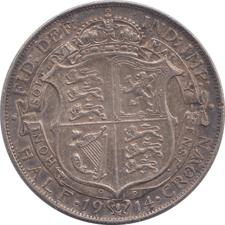1914 HALFCROWN ( GVF ) - HALFCROWN - Cambridgeshire Coins