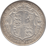 1914 HALFCROWN ( GVF ) - Halfcrown - Cambridgeshire Coins