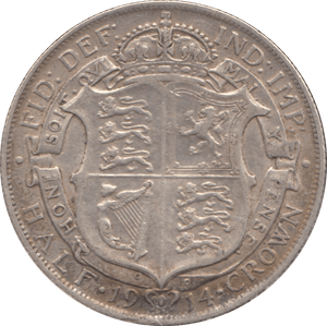 1914 HALFCROWN ( GVF ) - HALFCROWN - Cambridgeshire Coins