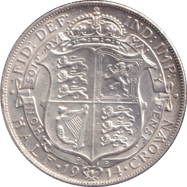1914 HALFCROWN ( GVF ) - HALFCROWN - Cambridgeshire Coins