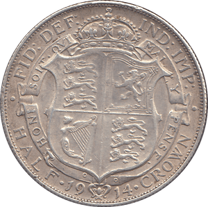 1914 HALFCROWN ( GVF ) - HALFCROWN - Cambridgeshire Coins