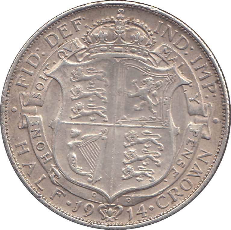 1914 HALFCROWN ( GVF ) - HALFCROWN - Cambridgeshire Coins