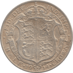1914 HALFCROWN ( GVF ) - HALFCROWN - Cambridgeshire Coins