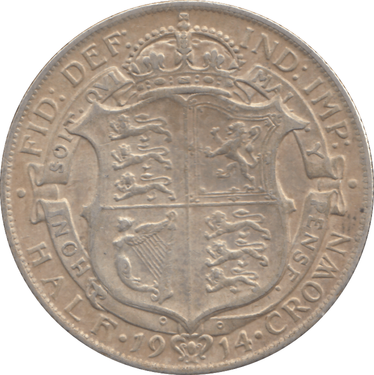 1914 HALFCROWN ( GVF ) - HALFCROWN - Cambridgeshire Coins