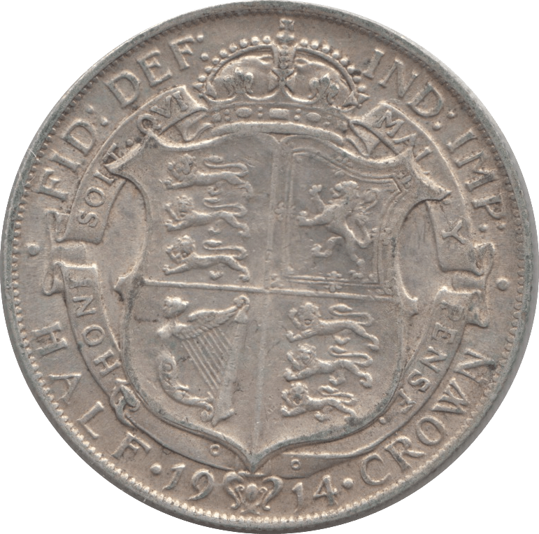 1914 HALFCROWN ( GVF ) - HALFCROWN - Cambridgeshire Coins