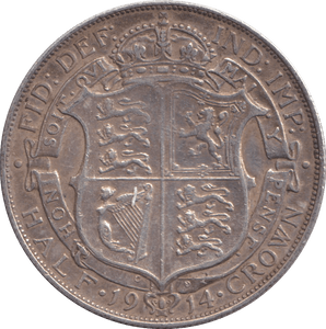 1914 HALFCROWN ( GVF ) - HALFCROWN - Cambridgeshire Coins