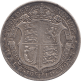 1914 HALFCROWN ( VF ) - Halfcrown - Cambridgeshire Coins