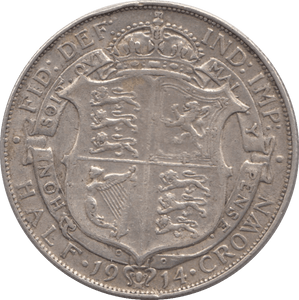 1914 HALFCROWN ( VF ) - HALFCROWN - Cambridgeshire Coins