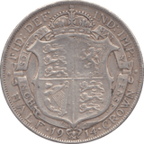 1914 HALFCROWN ( VF ) - HALFCROWN - Cambridgeshire Coins