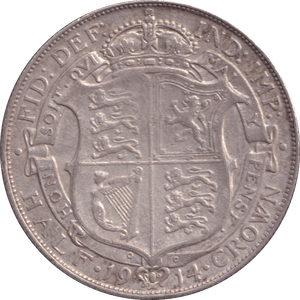 1914 HALFCROWN ( VF ) - HALFCROWN - Cambridgeshire Coins