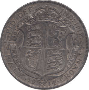 1914 HALFCROWN ( VF ) - HALFCROWN - Cambridgeshire Coins