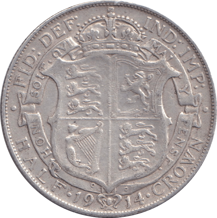 1914 HALFCROWN ( VF ) - HALFCROWN - Cambridgeshire Coins
