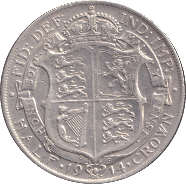 1914 HALFCROWN ( VF ) - HALFCROWN - Cambridgeshire Coins