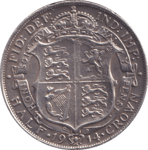 1914 HALFCROWN ( VF ) - HALFCROWN - Cambridgeshire Coins