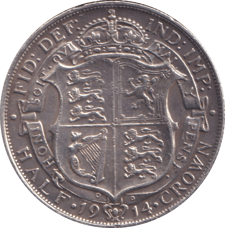 1914 HALFCROWN ( VF ) - HALFCROWN - Cambridgeshire Coins