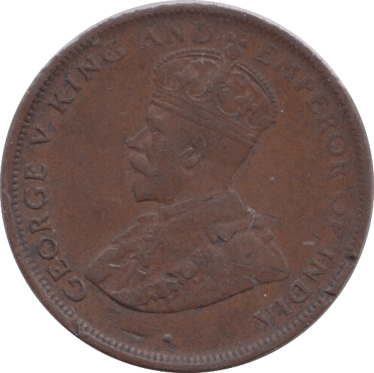 1914 ONE CENT CEYLON - WORLD COINS - Cambridgeshire Coins