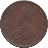 1914 ONE CENT CEYLON - WORLD COINS - Cambridgeshire Coins