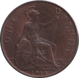 1914 PENNY ( AUNC ) - PENNY - Cambridgeshire Coins