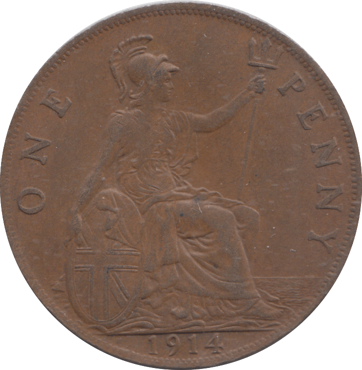 1914 PENNY ( GVF ) - PENNY - Cambridgeshire Coins