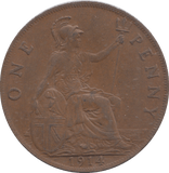 1914 PENNY ( GVF ) - PENNY - Cambridgeshire Coins