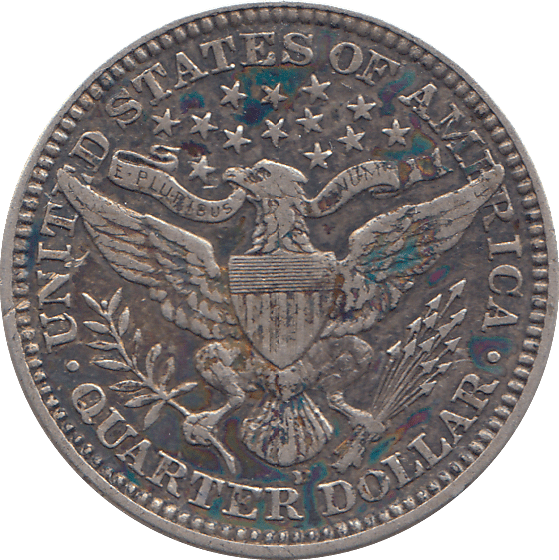 1914 QUARTER DOLLAR USA - WORLD COINS - Cambridgeshire Coins