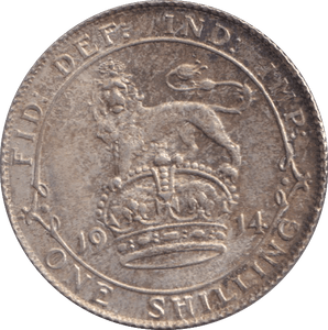 1914 SHILLING ( AUNC ) - SHILLING - Cambridgeshire Coins