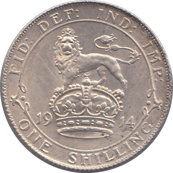 1914 SHILLING (AUNC) - SHILLING - Cambridgeshire Coins