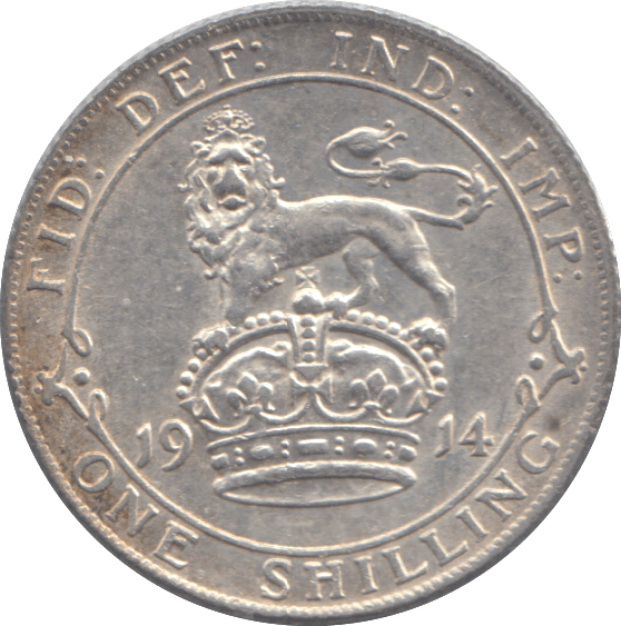1914 SHILLING ( EF ) - SHILLING - Cambridgeshire Coins