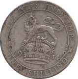 1914 SHILLING ( FINE ) - Shilling - Cambridgeshire Coins