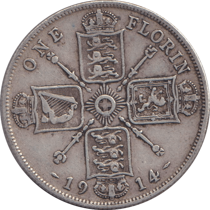 1914 SHILLING ( FINE ) - SHILLING - Cambridgeshire Coins